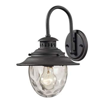 Elk Home Searsport 1 - Light Wall Light in  Weathered Charcoal
