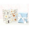 Bows And Sparkles Large Animals Baby Shower Gift Bag with Tag White - 2 of 3