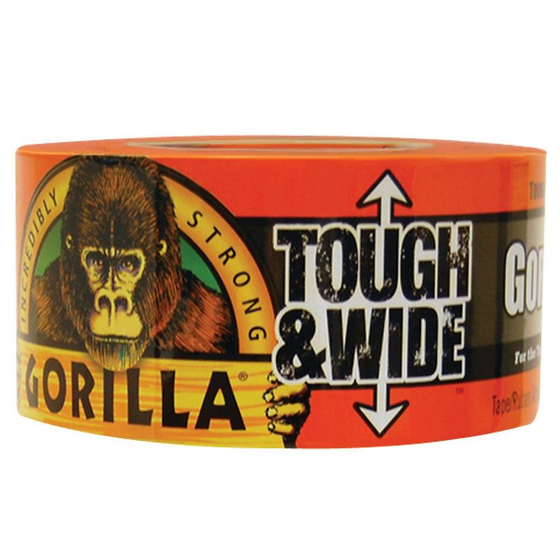 Gorilla Duct Tape 17.0 Mil 3" x 30 yds. Black 1/Case ADHGGT330, 1 of 2