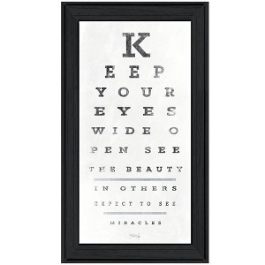 "Eye Chart II" by Marla Rae, Ready to Hang Framed Print, Black Frame - 1 of 1