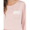 cheibear Womens Satin Sleepwear Lounge with Pants Nightwear 3/4 Sleeves Pajama Set - 4 of 4