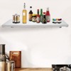 YIYIBYUS Concession Shelf, Stainless Steel Folding Wall Shelf, Folding Kitchen Rack - 3 of 4