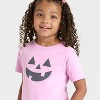 Toddler Girls' Halloween Boxy T-Shirt - Cat & Jack™ Lavender - 2 of 4