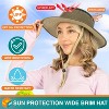 SUN Cube Sun Hat For Men, Women Wide Brim Safari Hat, Hiking Hat UV Sun Protection, Bucket Boonie Hat - 4 of 4
