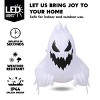 Joyfy 4.5 FT Tall Halloween Inflatable Outdoor Decoration, Inflatable Scary Ghost with Rotating LED for Halloween Window Yard Lawn Outdoor Decoration - 3 of 4