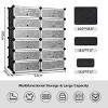 Costway 12 Cubic Portable Shoe Rack Shelf Cabinet Storage Closet Organizer Home Furni - 3 of 4