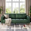 Coucheta 83" 3-Seater Sofa Collection - Faux Leather with Spring Cushion, Deep Seats & 2 Removable Back Cushions, Multiple Colors Available - 3 of 4