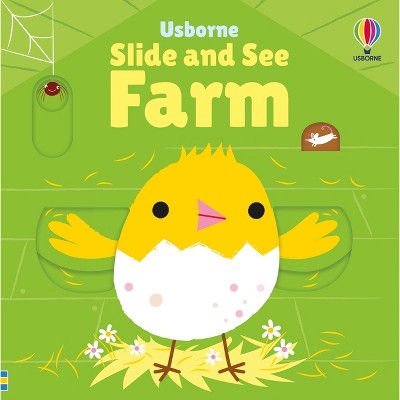Slide and See Farm - (Slide and See Books) by  Fiona Watt (Board Book)