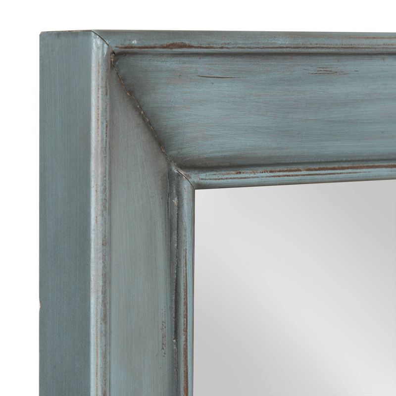 23&#34; x 35&#34; Yuda Wooden Wall Mirror Blue - Kate &#38; Laurel All Things Decor, 4 of 7