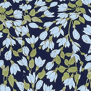 navy mini bloom floral