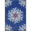 TackView Christmas Snowflake Area Rug Rug Washable Non Slip,Christmas Rugs for Living Room, Low Pile Throw Rug Carpet - 2 of 4