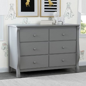 Delta Children Universal 6 Drawer Dresser with Interlocking Drawer - 1 of 4