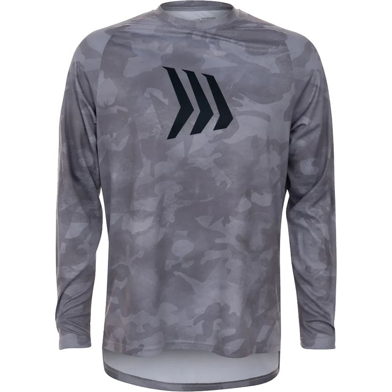 Gillz Contender Series Burnt UV Long Sleeve T-Shirt - Glacier Gray, 1 of 3
