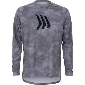 Gillz Contender Series Burnt UV Long Sleeve T-Shirt - Glacier Gray