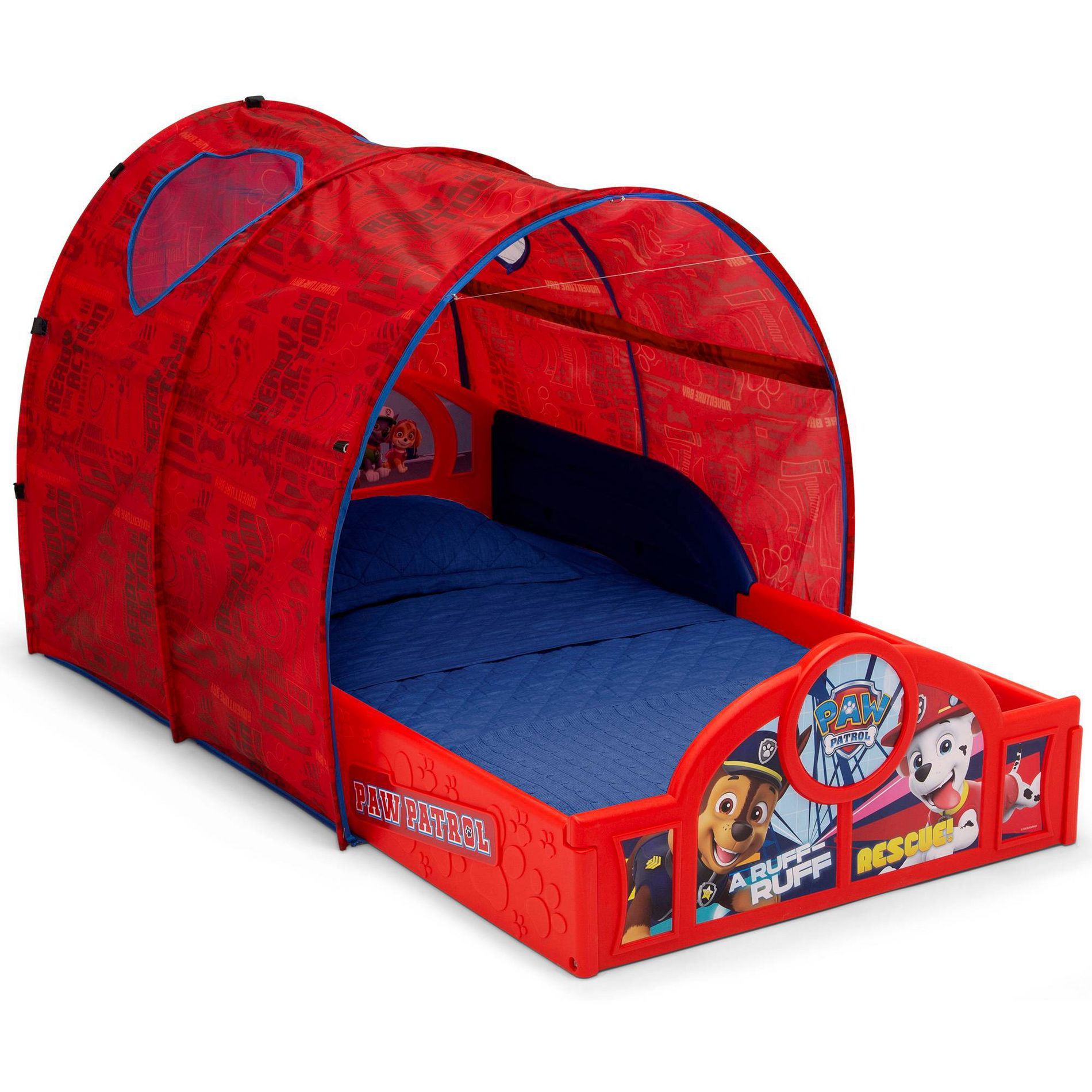 Delta Children Sleep and Play Toddler Bed with Tent - PAW Patrol