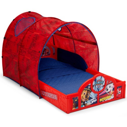Delta Children Paw Patrol Sleep And Play Toddler Bed With Tent : Target