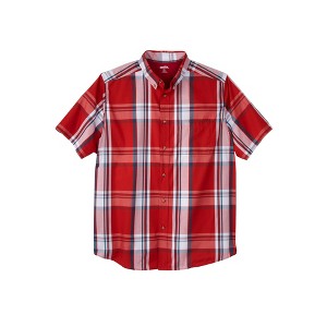 KingSize Short Sleeve Wrinkle Resistant Sport Shirt - 1 of 4