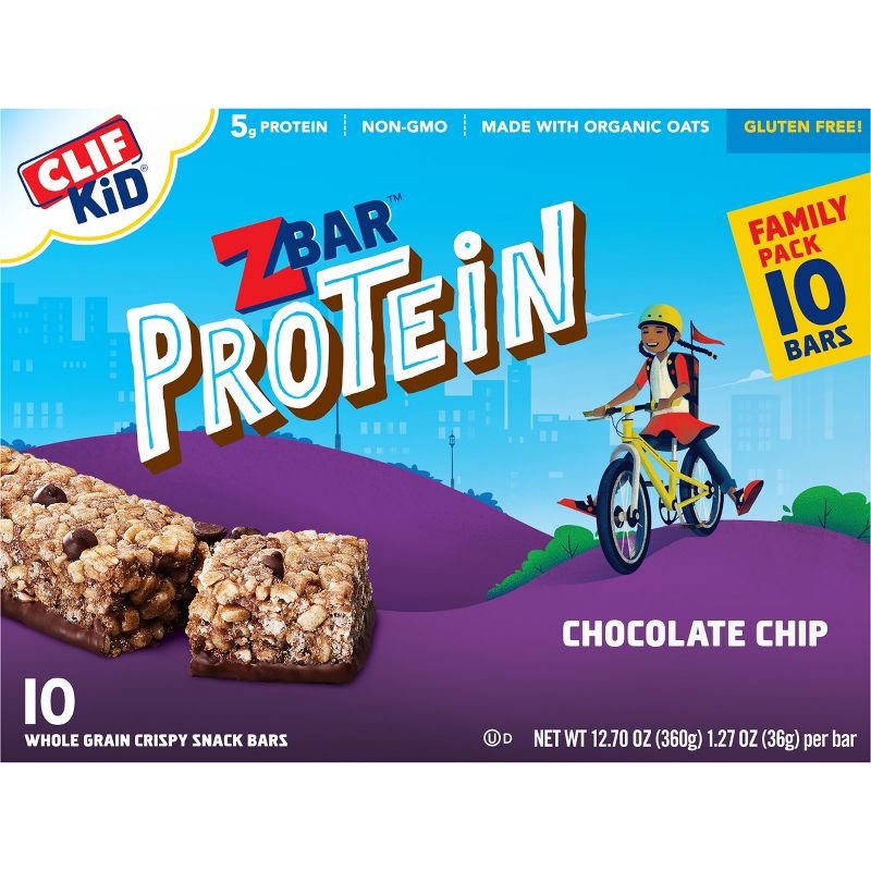 CLIF Kid ZBAR Protein Chocolate Chip Snack Bars
, 4 of 11