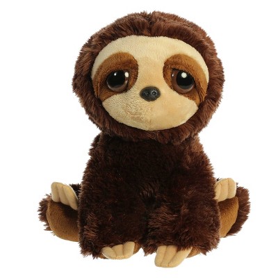 Aurora Medium Marley The Sloth Dreamy Eyes Enchanting Stuffed Animal Brown 10"