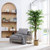 VECELO 71"/59" Artificial Olive Tree Potted Faux Green Plant Faux Olive Trees in Pot - 2 of 4