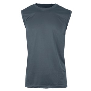 Galaxy By Harvic Men's Moisture-Wicking Wrinkle Free Performance Muscle Tee - 1 of 2
