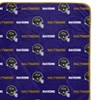 NFL Baltimore Ravens Repeat Helmet Wordmark Ultra Soft Blanket - 2 of 2