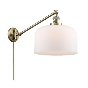 Bell - 1 Light Swing Arm Wall Sconce In Industrial Style-13 Inches Tall and 12 Inches Wide - 1 of 1