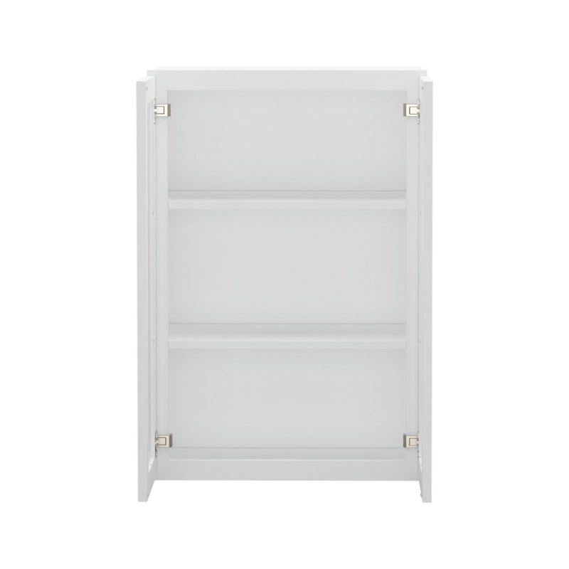HOMLUX 24-in W X 12-in D X 36-in H in Shaker White Plywood Wall Kitchen Cabinet, 3 of 7