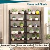 GustoWave 5 Tier Free Standing Storage Shelf Rack for Office, Living Room, Bedroom, Rustic Brown - 4 of 4