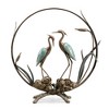SPI Home Heron Romantic Sculpture – Elegant Bronze Finish Coastal Bird Statue, 26.5" Tall Metal Garden or Indoor Accent - 3 of 4