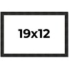 PosterPalooza | 19x12 Thin Barnwood Picture Frame, UV Acrylic, 2 Finishes - Grey and Black - 2 of 4