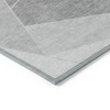 Gray Silver And Graphite Geometric Washable Indoor Outdoor Area Rug - 4 of 4
