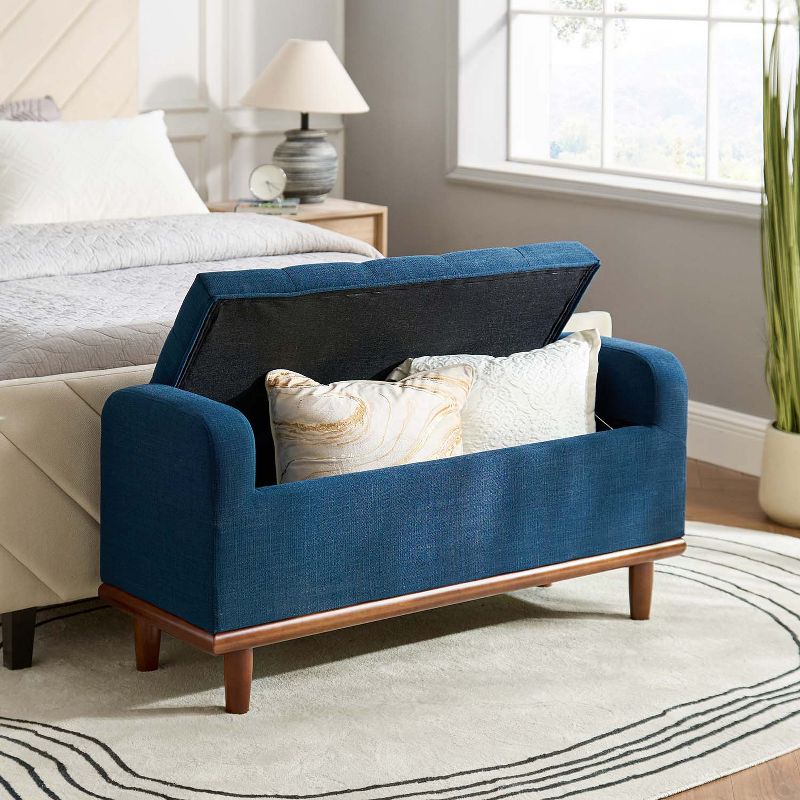 Edgaro Upholstered Storage Bench for Bedroom| ARTFUL LIVING DESIGN, 4 of 12