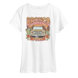 Women's - Ford - Retro Bronco Desert Florals Short Sleeve Graphic T-Shirt - 1 of 4