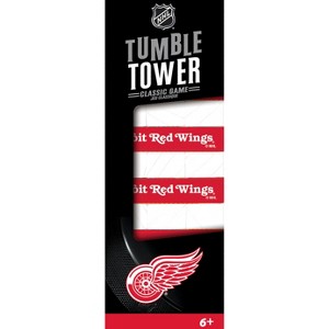 MasterPieces Real Wood Block Tumble Towers - NHL Detroit Red Wings - 1 of 4