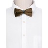 INSPIRE CHIC Men's Velvet Adjustable Pre-Tied Bow Tie - 4 of 4