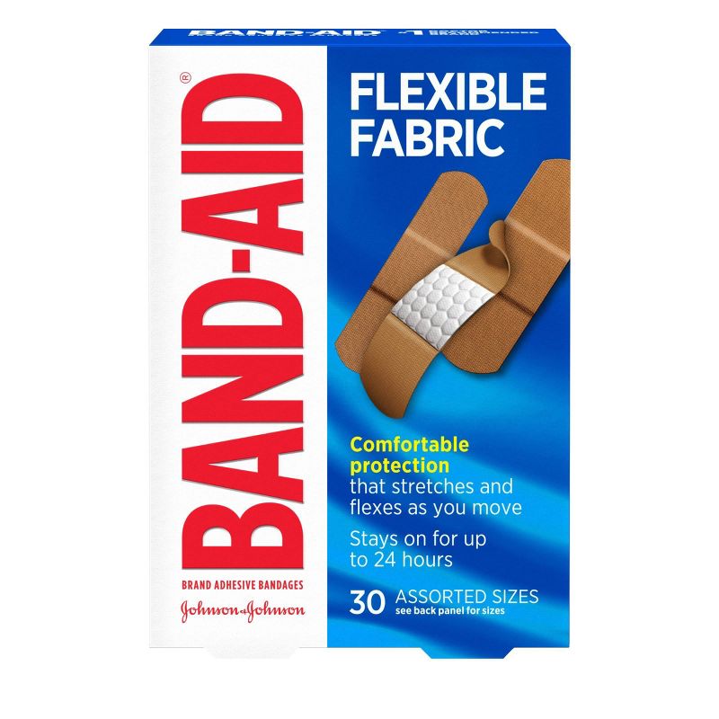 Band-Aid Flexible Fabric Brand Adhesive Bandages - 30ct, 3 of 9