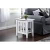 AFI Furnishings Mission Chair Side Table Set of 2 WH - 2 of 4