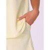 INSPIRE CHIC Women's Pajama Set Short Sleeve Lounge Set Elastic Shorts 2 Piece Pjs Sets with Pockets - 4 of 4