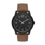 Men's Strap Watch - Goodfellow & Co™ Black/Brown