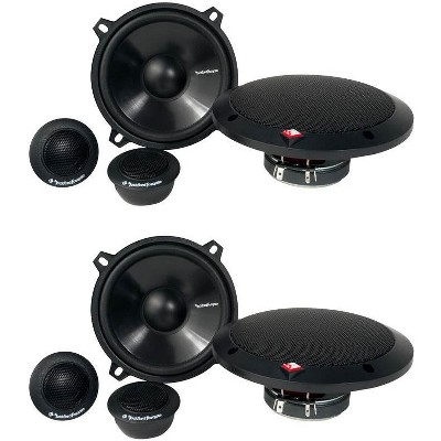 Rockford Fosgate R152-S 5.25" 160 Watt 2 Way Car Component Speakers Audio