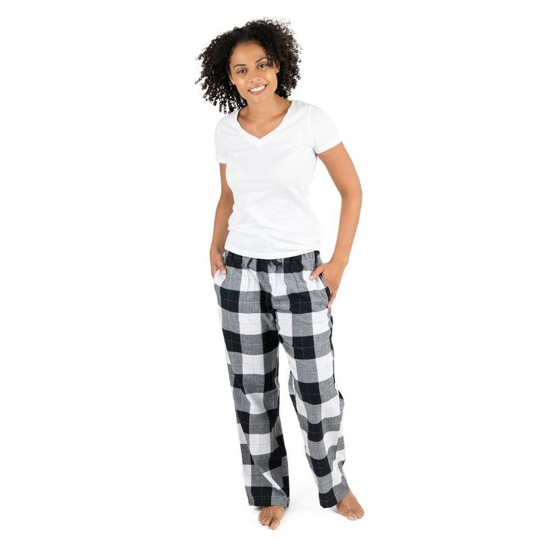 Leveret Womens Flannel Christmas Pajamas Pants, 1 of 4