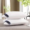 FONTOI 1 Pack Bed Pillow with Machine Washable Cover, All-Season Comfort for Queen Size, Perfect for Home, Hotel, Bed, White, 20"*3"*27" - 2 of 4