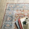 Oriental Weavers Charleston CHA04 Rust / Blue Indoor Area Rug - 2' x 8' - 4 of 4