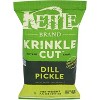 Kettle Brand Krinkle Cut Dill Pickle Potato Chips - Case of 12 - 7.5 oz - 2 of 2
