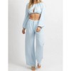 Women's OPEN FRONT PANT SET - MNI Los Angeles - 2 of 4