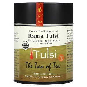 The Tao of Tea Green Leaf Varietal, Rama Tulsi Tea, Caffeine Free, 2 oz (57 g) - 1 of 2