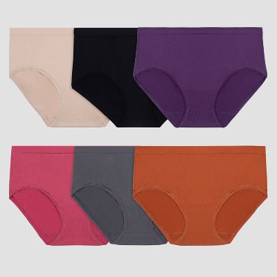 Fruit of the Loom Women's 6pk 360 Stretch Seamless Hipster Underwear - Colors may vary 5