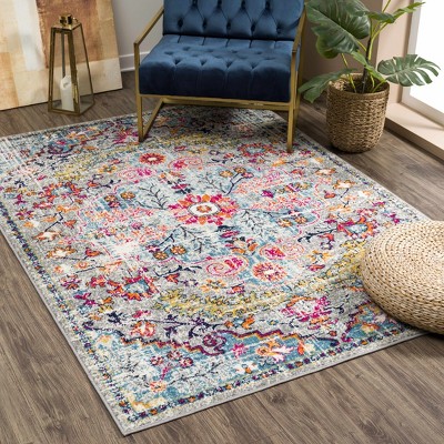 Hauteloom Delanson Colorful Area Rug