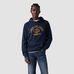 Levi's® Men's Standard Fit Pullover Hoodie Sweatshirt - Navy 2 Horse Crest - 1 of 3